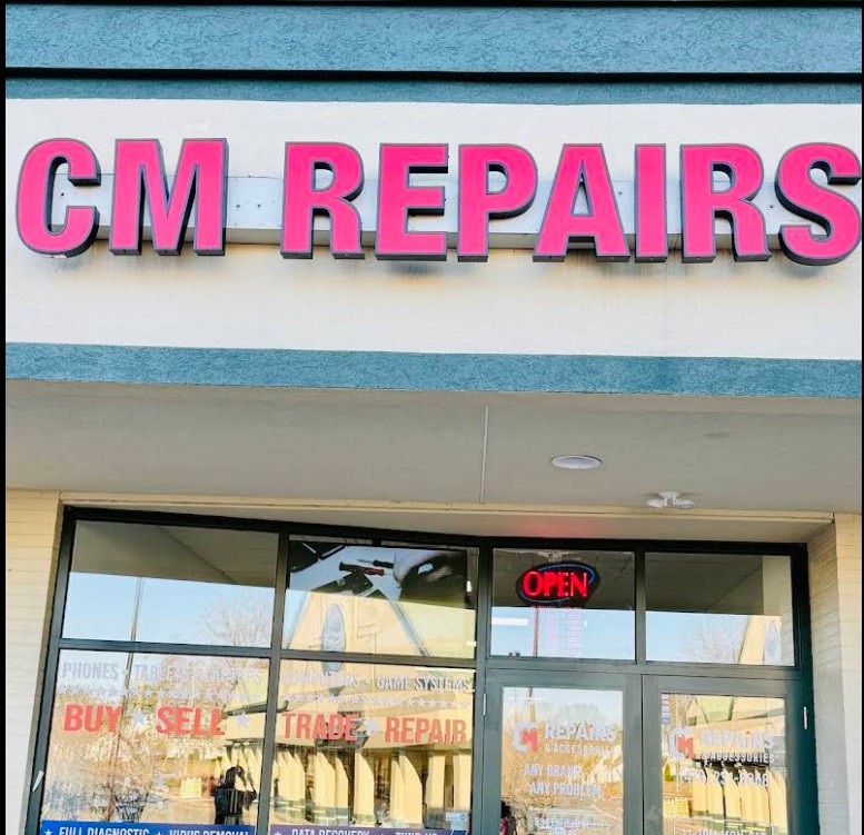 CM Repairs — storefront and entrance